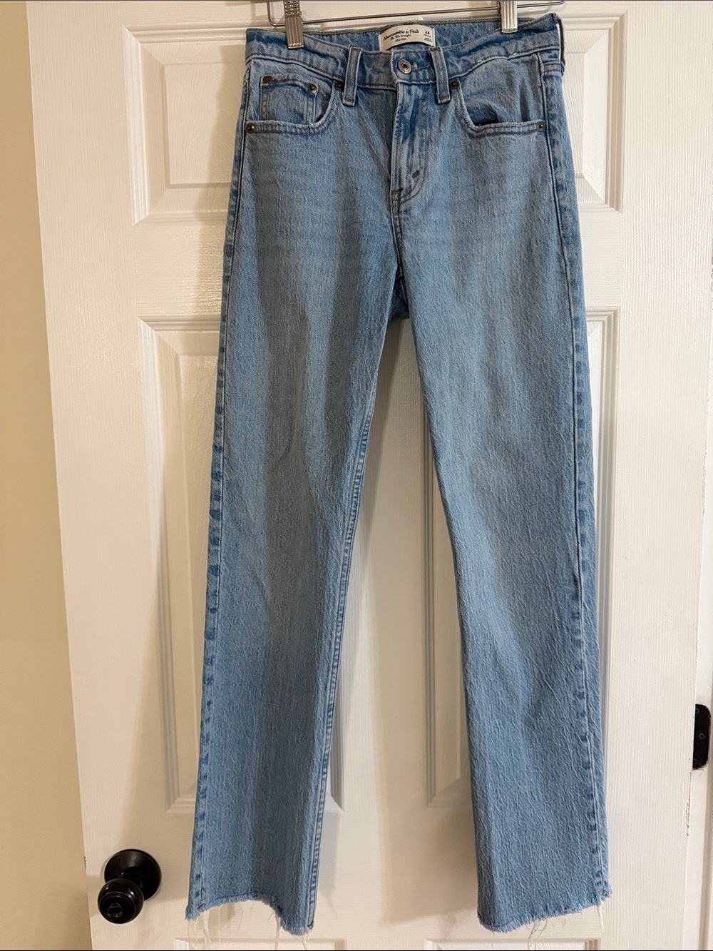 Abercrombie & Fitch Light Blue Straight Leg Jeans